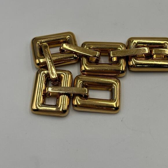 Kate Spade New York Cork City Gold Tone Link Reversible Bracelet - Picture 6 of 12